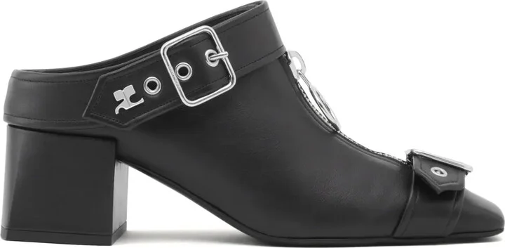 Gogo 55mm leather mules