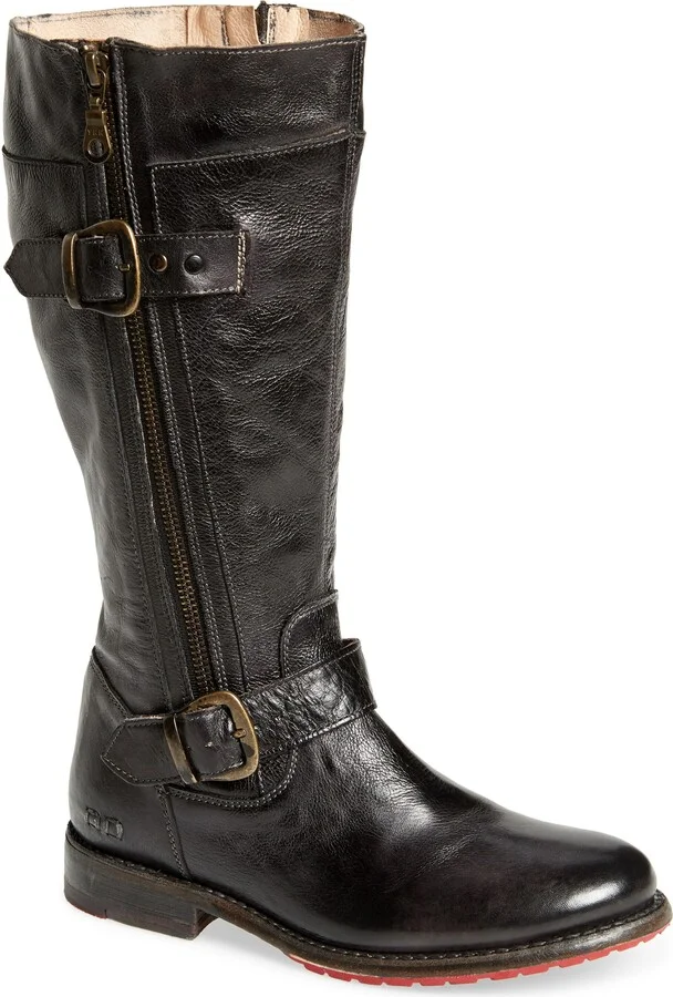 Black Rustic Leather