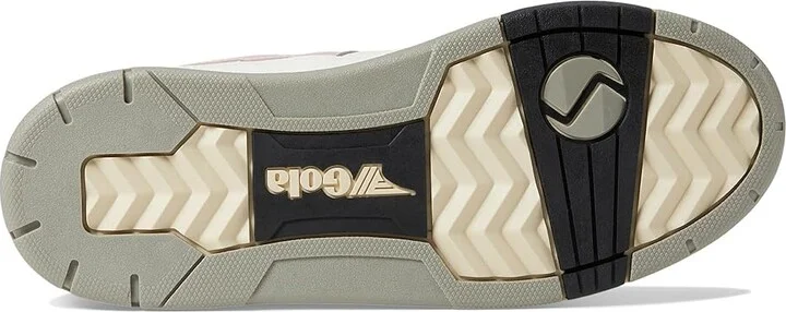 Gola Allcourt High Women's Shoes White/Chalk Pink : 8.5 B - Medium, Leather - Image 3