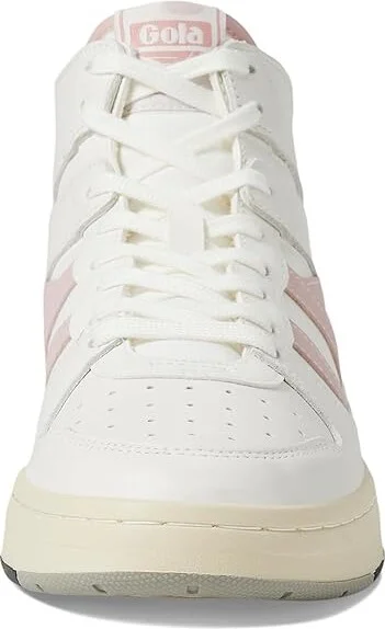Gola Allcourt High Women's Shoes White/Chalk Pink : 8.5 B - Medium, Leather - Image 5