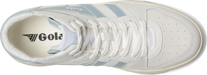 Gola Allcourt High Women's Shoes White/Chalk Pink : 8.5 B - Medium, Leather - Image 7