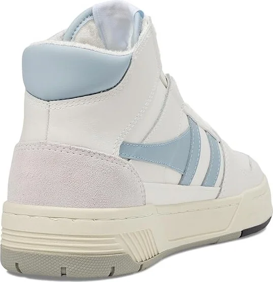 Gola Allcourt High Women's Shoes White/Chalk Pink : 8.5 B - Medium, Leather - Image 9
