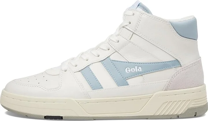 Gola Allcourt High Women's Shoes White/Chalk Pink : 8.5 B - Medium, Leather - Image 11