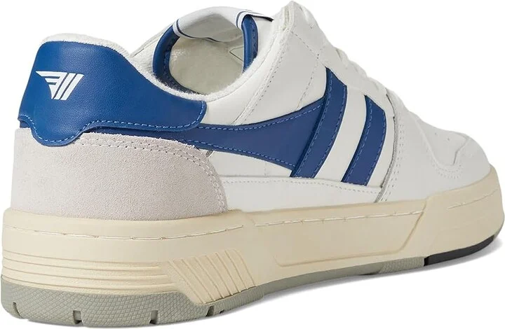 Gola Allcourt Men's Lace up casual Shoes White/Green : 8 D - Medium, Leather - Image 9