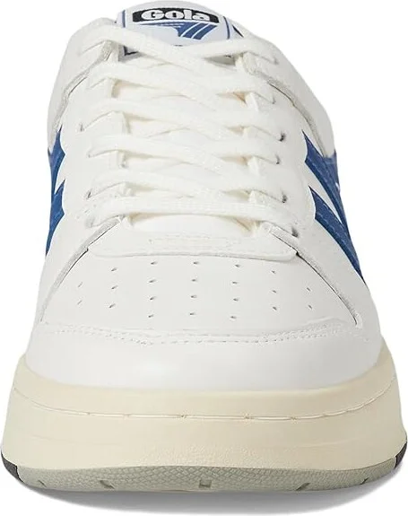 Gola Allcourt Men's Lace up casual Shoes White/Green : 8 D - Medium, Leather - Image 10