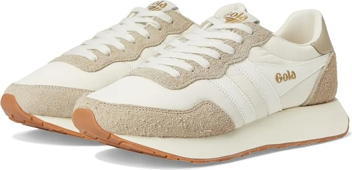 Gola Arizona Women's Walking Shoes White/Bone/Off White : 11 B - Medium, Leather
