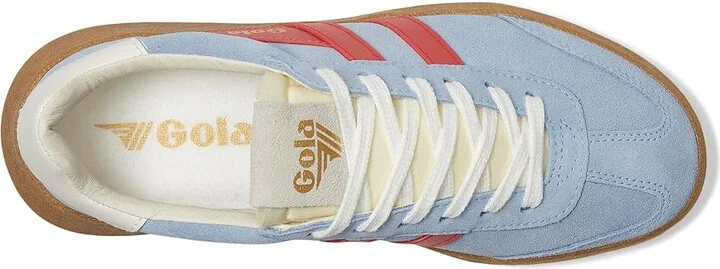 Gola Athena Women's Walking Shoes Black/Off White/Rose/Gum : 5 B - Medium, Leather - Image 8