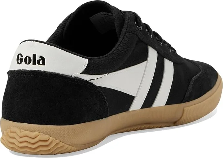 Gola Badminton Men's Shoes Off-White/Off-White/Gum : 13 D - Medium, Canvas - Image 9