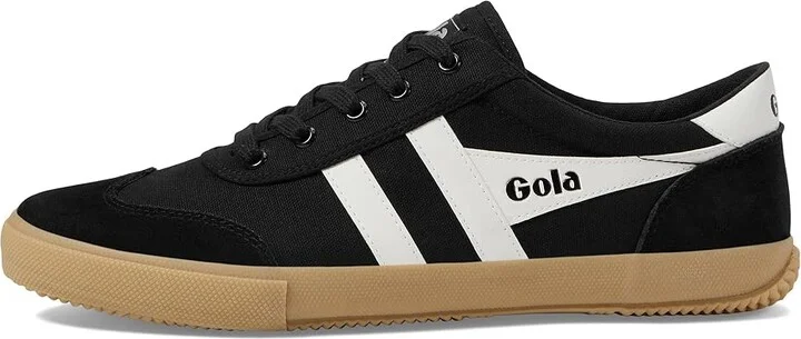 Gola Badminton Men's Shoes Off-White/Off-White/Gum : 13 D - Medium, Canvas - Image 11