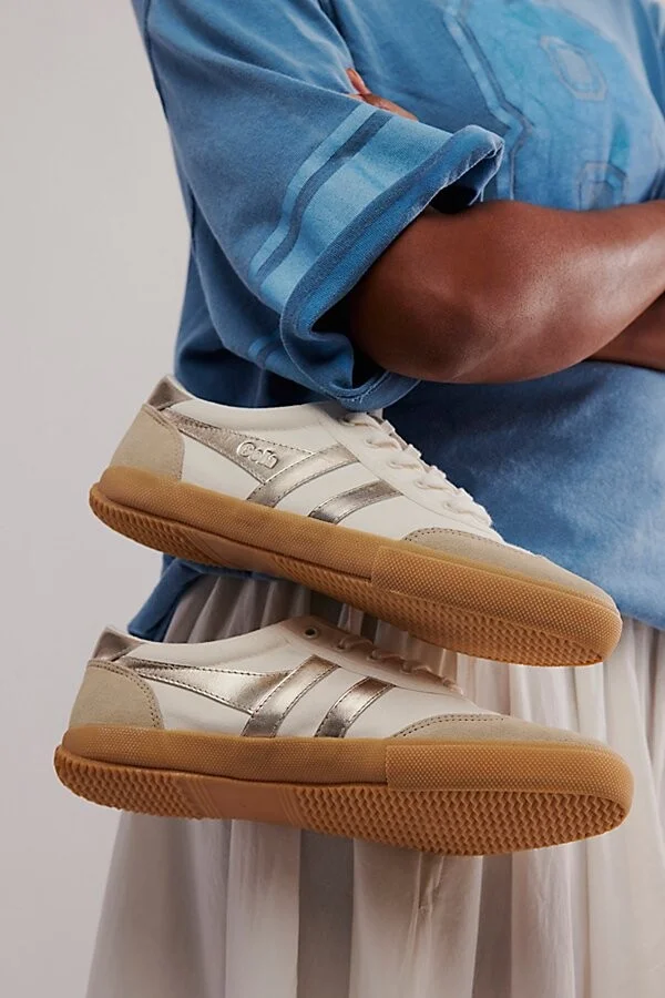 Gola Badminton Metallic Sneakers - Image 4