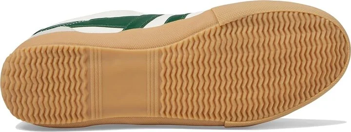 Gola Badminton Women's Shoes Off-White/Green/Gum : 6 B - Medium, Suede/Leather/Canvas - Image 3