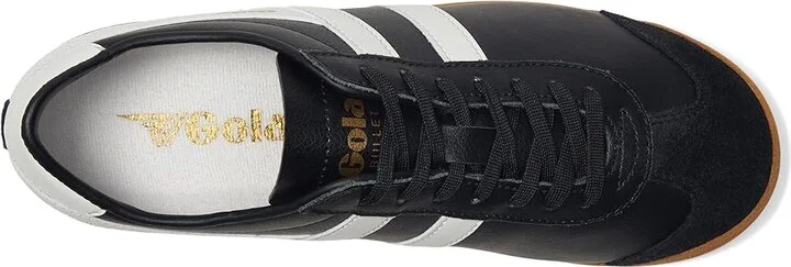 Gola Bullet Leather Women's Shoes White/Evergreen/Gum : 9 B - Medium, Leather/Suede - Image 8