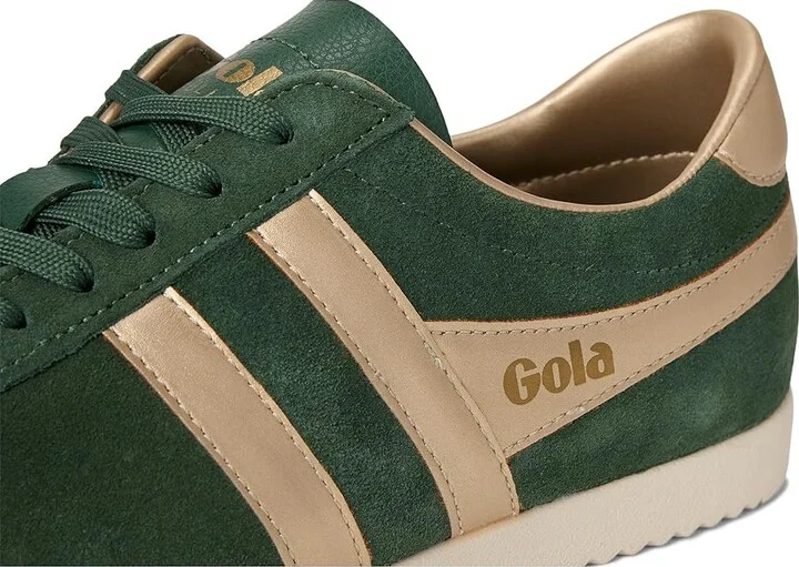 Gola Bullet Pearl Women's Shoes Evergreen : 7 B - Medium, Leather/Suede - Image 7
