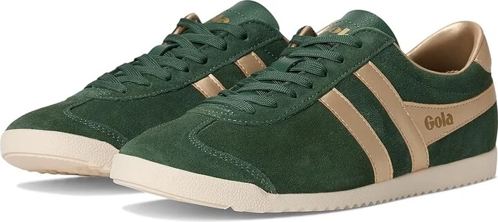 Gola Bullet Pearl Women's Shoes Evergreen : 7 B - Medium, Leather/Suede