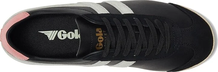 Gola Bullet Pure Women's Shoes Black/Matcha/Coral Pink : 6 B - Medium, Leather/Synthetic - Image 2
