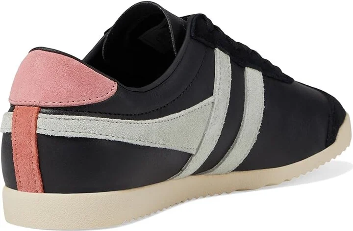 Gola Bullet Pure Women's Shoes Black/Matcha/Coral Pink : 6 B - Medium, Leather/Synthetic - Image 4