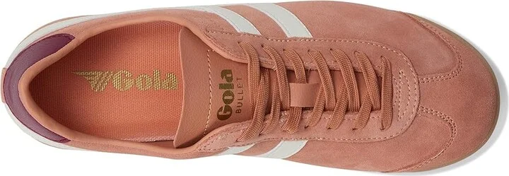 Gola Bullet Suede Women's Shoes Candy/Off White/Pale Gum : 6.5 B - Medium - Image 8