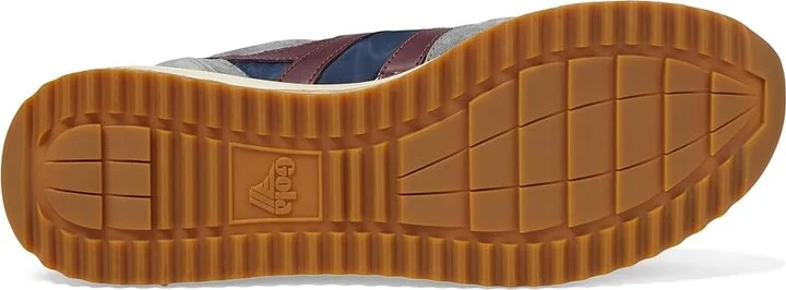 Gola Chicago Men's Shoes Rhino/Khaki/Off-White : 7 D - Medium, Leather/Textile - Image 9