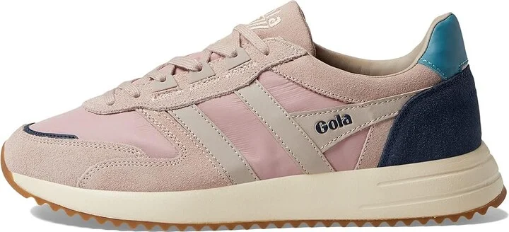 Gola Chicago Women's Shoes Blossom/Blossom/Ocean : 5 B - Medium, Leather/Textile - Image 6