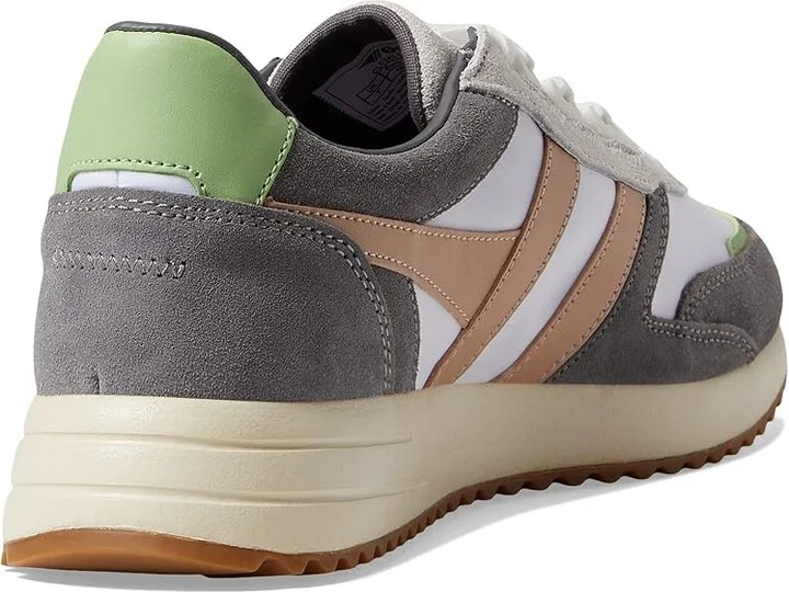 Gola Chicago Women's Shoes White/Pearl Pink/Patina Green : 5 B - Medium, Leather/Textile - Image 4