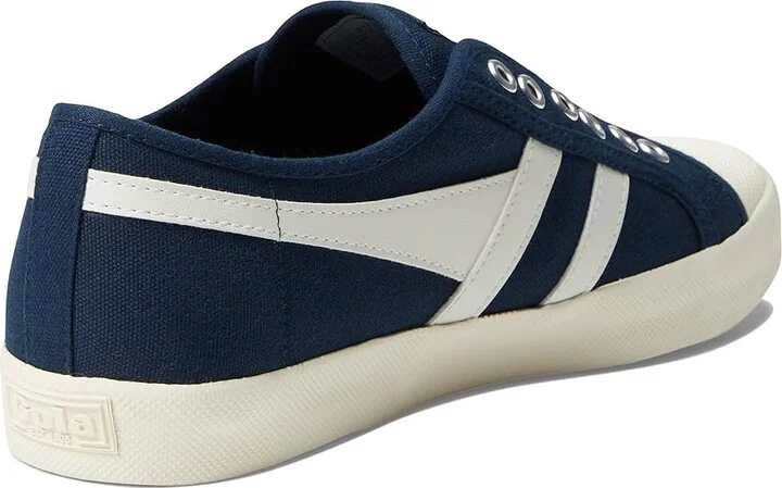 Gola Coaster Slip Women's Shoes Navy/Off-White : 5 B - Medium, Textile/Canvas - Image 4