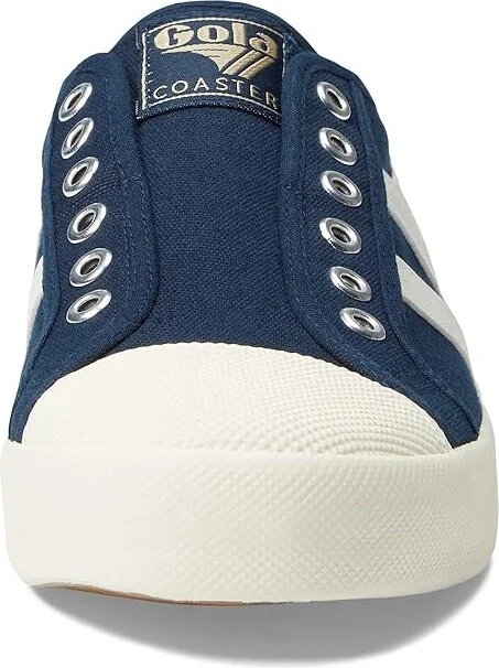 Gola Coaster Slip Women's Shoes Navy/Off-White : 5 B - Medium, Textile/Canvas - Image 5