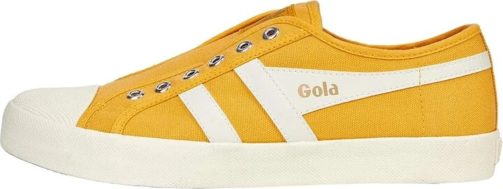 Gola Coaster Slip Women's Shoes Sun/Yellow : 6 B - Medium, Textile/Canvas - Image 6