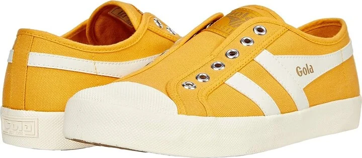 Gola Coaster Slip Women's Shoes Sun/Yellow : 6 B - Medium, Textile/Canvas