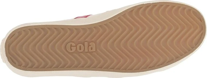 Gola Coaster Strap Women's Shoes Off-White/Navy/Red : 5 B - Medium, Canvas - Image 4