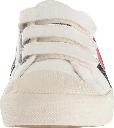 Gola Coaster Strap Women's Shoes Off-White/Navy/Red : 5 B - Medium, Canvas - Image 6