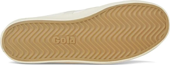 Gola Coaster Strap Women's Shoes Off-White/Off-White : 7 B - Medium, Canvas - Image 3