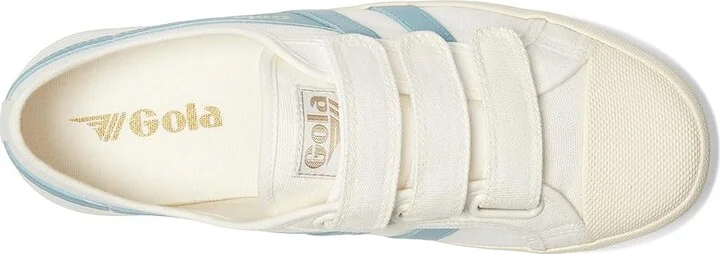 Gola Coaster Strap Women's Shoes Off-White/Off-White : 7 B - Medium, Canvas - Image 8
