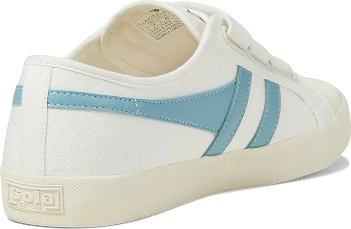 Gola Coaster Strap Women's Shoes Off-White/Off-White : 7 B - Medium, Canvas - Image 10