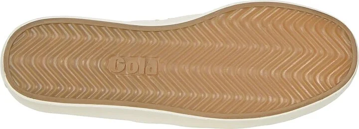 Gola Coaster Women's Shoes Off-White/Lemon : 6 B - Medium, Canvas - Image 3