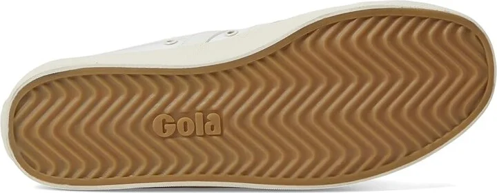 Gola Coaster Women's Shoes Off-White/Lemon : 6 B - Medium, Canvas - Image 8