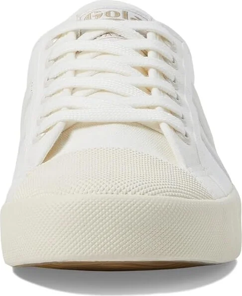 Gola Coaster Women's Shoes Off-White/Lemon : 6 B - Medium, Canvas - Image 10