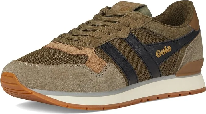 Gola Colorado Men's Lace up casual Shoes Khaki/Rhino/Black : 8 D - Medium, Canvas/Rubber - Image 5