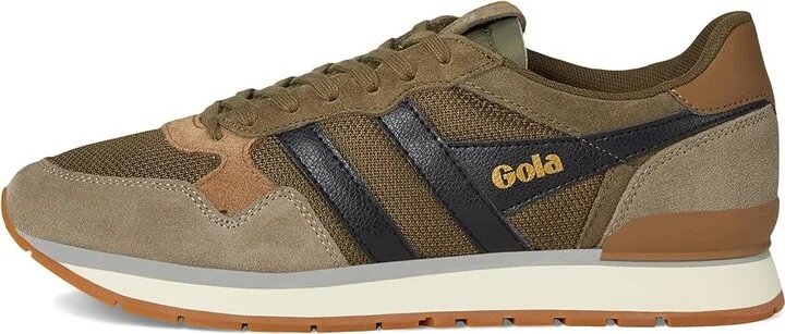 Gola Colorado Men's Lace up casual Shoes Khaki/Rhino/Black : 8 D - Medium, Canvas/Rubber - Image 6