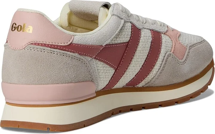 Gola Colorado Women's Walking Shoes White/Feather Grey/Clay : 6.5 B - Medium, Leather - Image 4