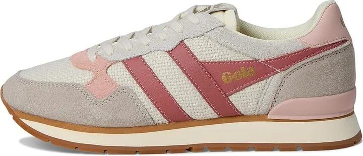 Gola Colorado Women's Walking Shoes White/Feather Grey/Clay : 6.5 B - Medium, Leather - Image 6