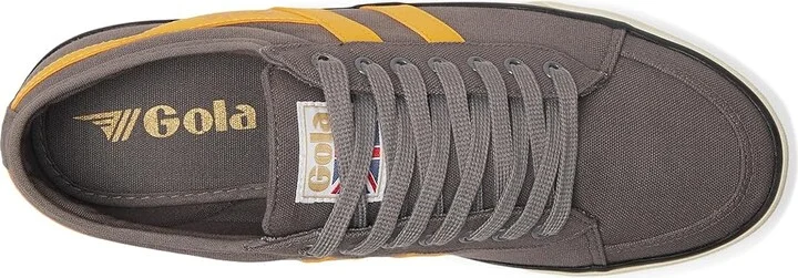 Gola Comet Men's Shoes Ash/Sun/Black : 7 D - Medium, Canvas - Image 2