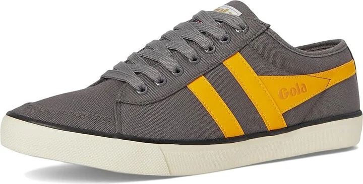 Gola Comet Men's Shoes Ash/Sun/Black : 7 D - Medium, Canvas - Image 5