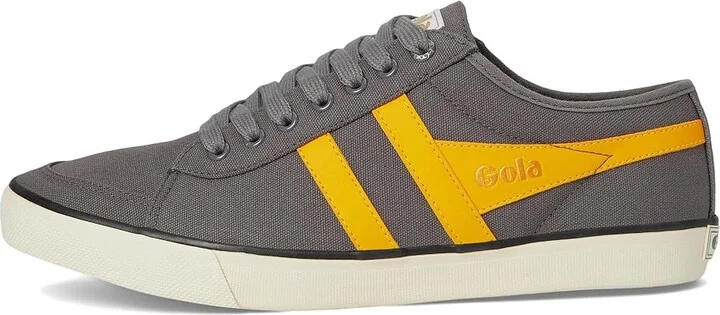 Gola Comet Men's Shoes Ash/Sun/Black : 7 D - Medium, Canvas - Image 6
