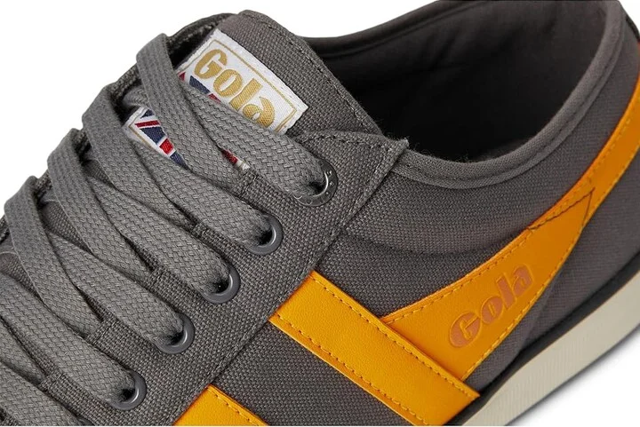 Gola Comet Men's Shoes Ash/Sun/Black : 7 D - Medium, Canvas - Image 7
