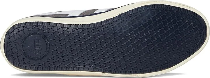 Gola Comet Men's Shoes Ash/White/Navy : 8 D - Medium, Canvas - Image 3
