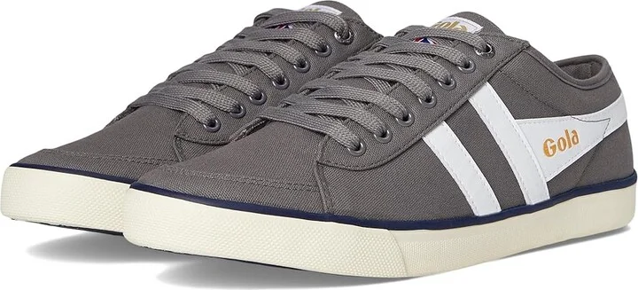 Gola Comet Men's Shoes Ash/White/Navy : 8 D - Medium, Canvas