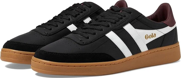 Black,white,burgundy,gum