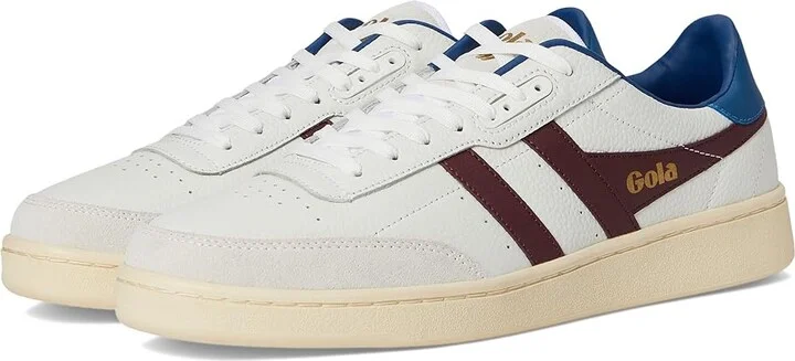 White,burgundy,marine Blue