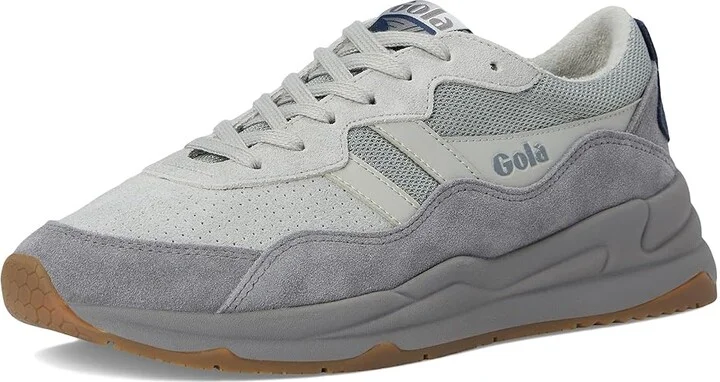 Gola Cosmos Men's Lace up casual Shoes Light Grey/Ash : 10 D - Medium, Suede - Image 5