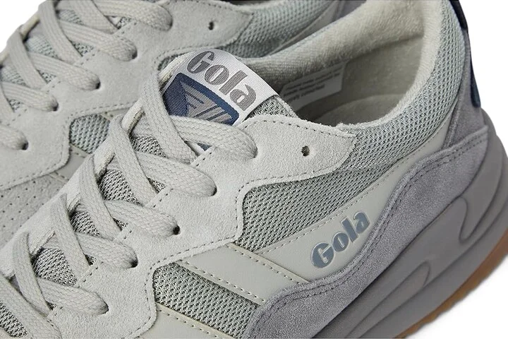 Gola Cosmos Men's Lace up casual Shoes Light Grey/Ash : 10 D - Medium, Suede - Image 7